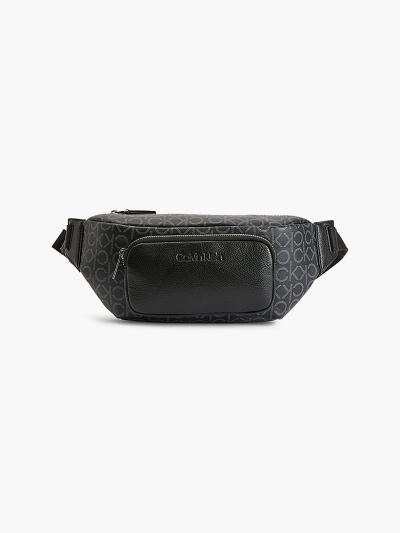 Calvin Klein Táskák & Kiegészítők HU988700 | Calvin Klein Logo Férfi Övtáska Fekete